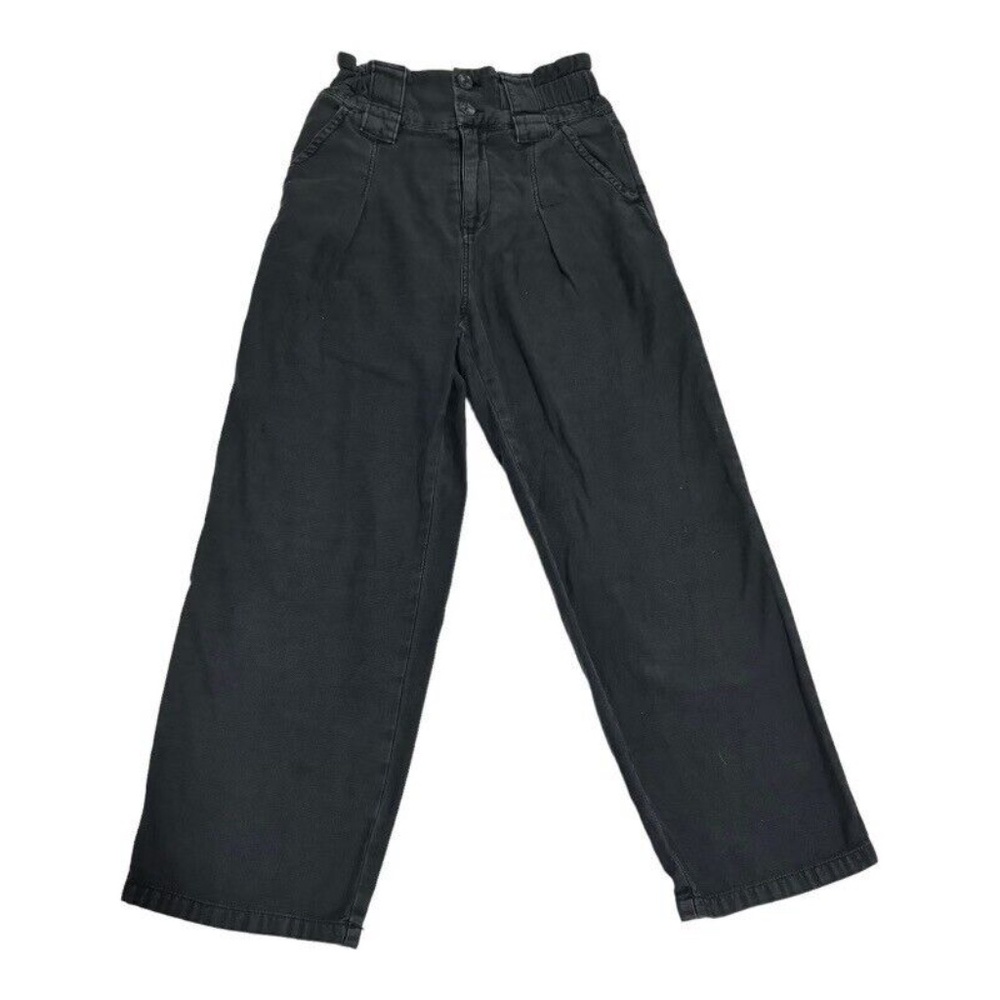 FREE PEOPLE Balloon Jeans Ultra High Rise Curved Taper SIZE 4